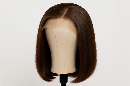 10 inch 13x4 #4 brown wig. Full length