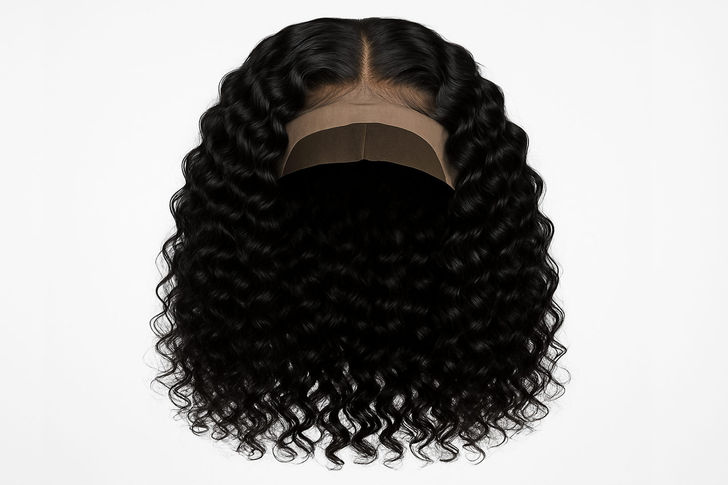 16 inch 13x4 jerry curls black wig. full length.