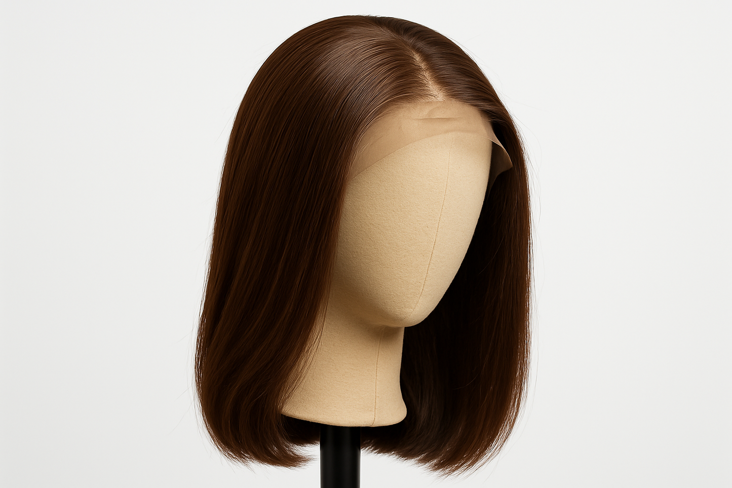 12 inch 13x4 #4 brown wig. Full length