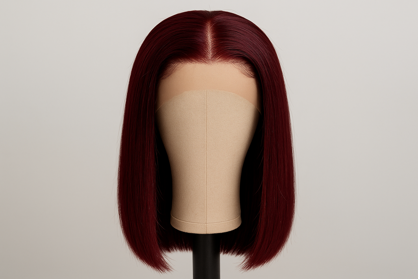 12 inch 13x4 lace burgundy straight wig. Full length