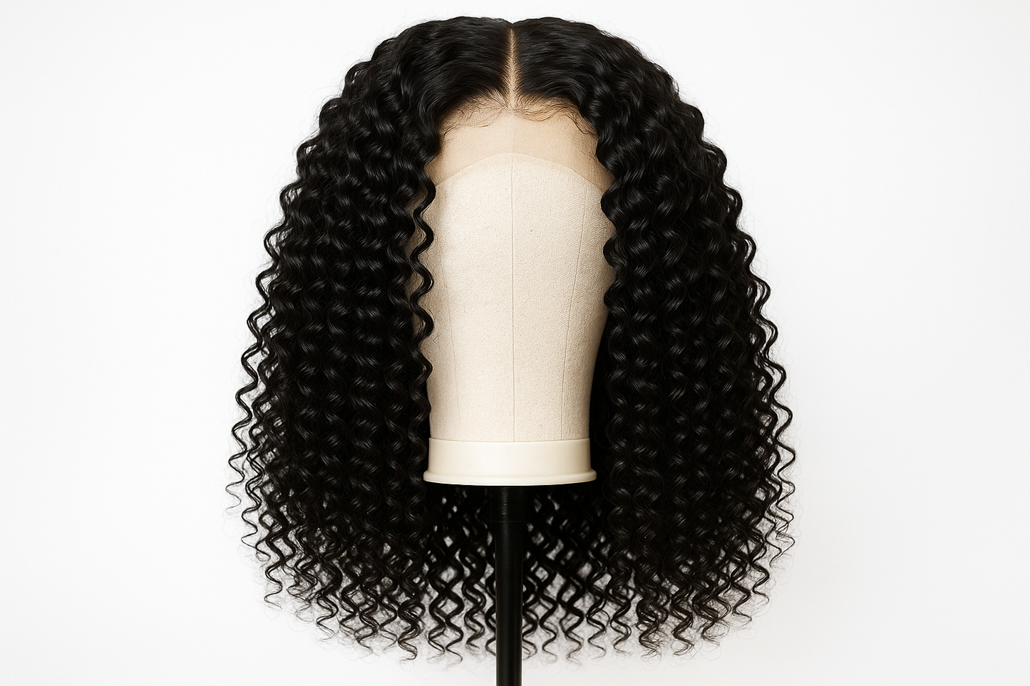 14 inch 13x4 jerry curls black wig. full length. 
