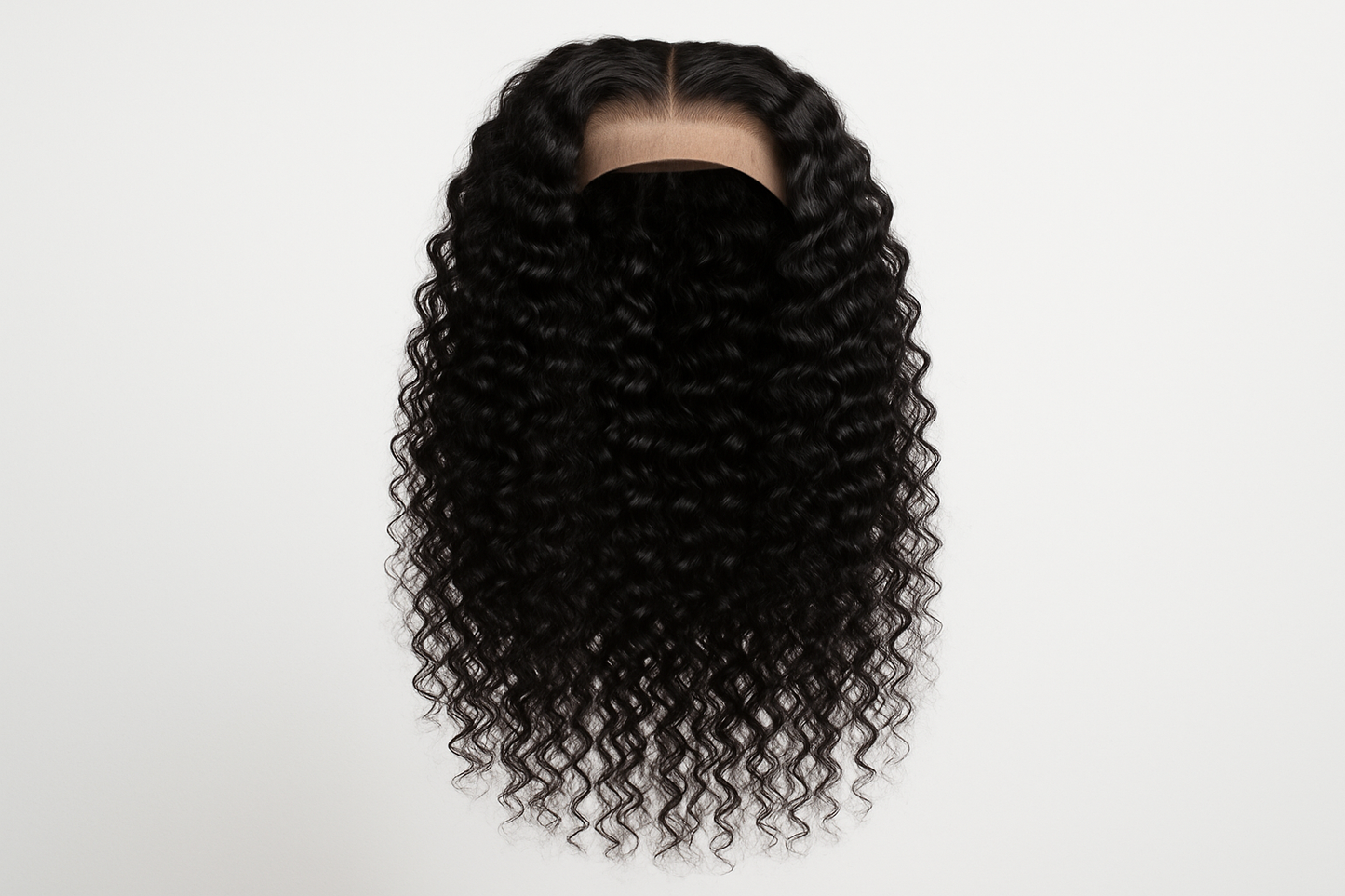 20 inch 13x4 jerry curls black wig. full length. 