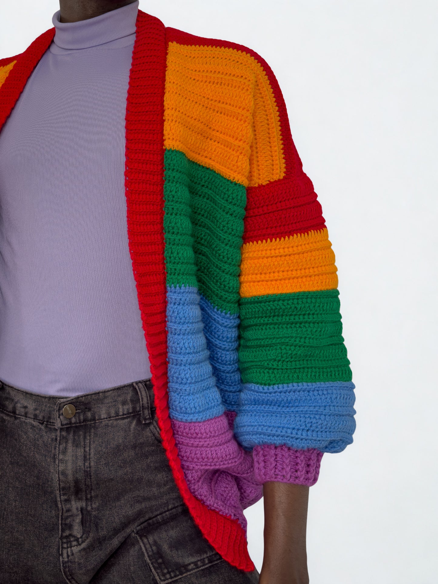 DND Multicolored Cardigan