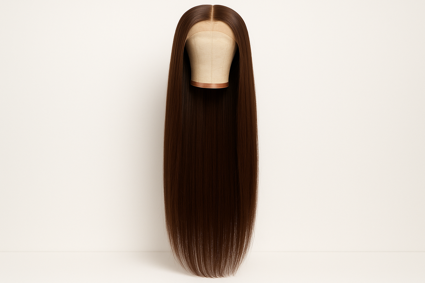 30 inch 13x4 #4 brown straight wig. Full length