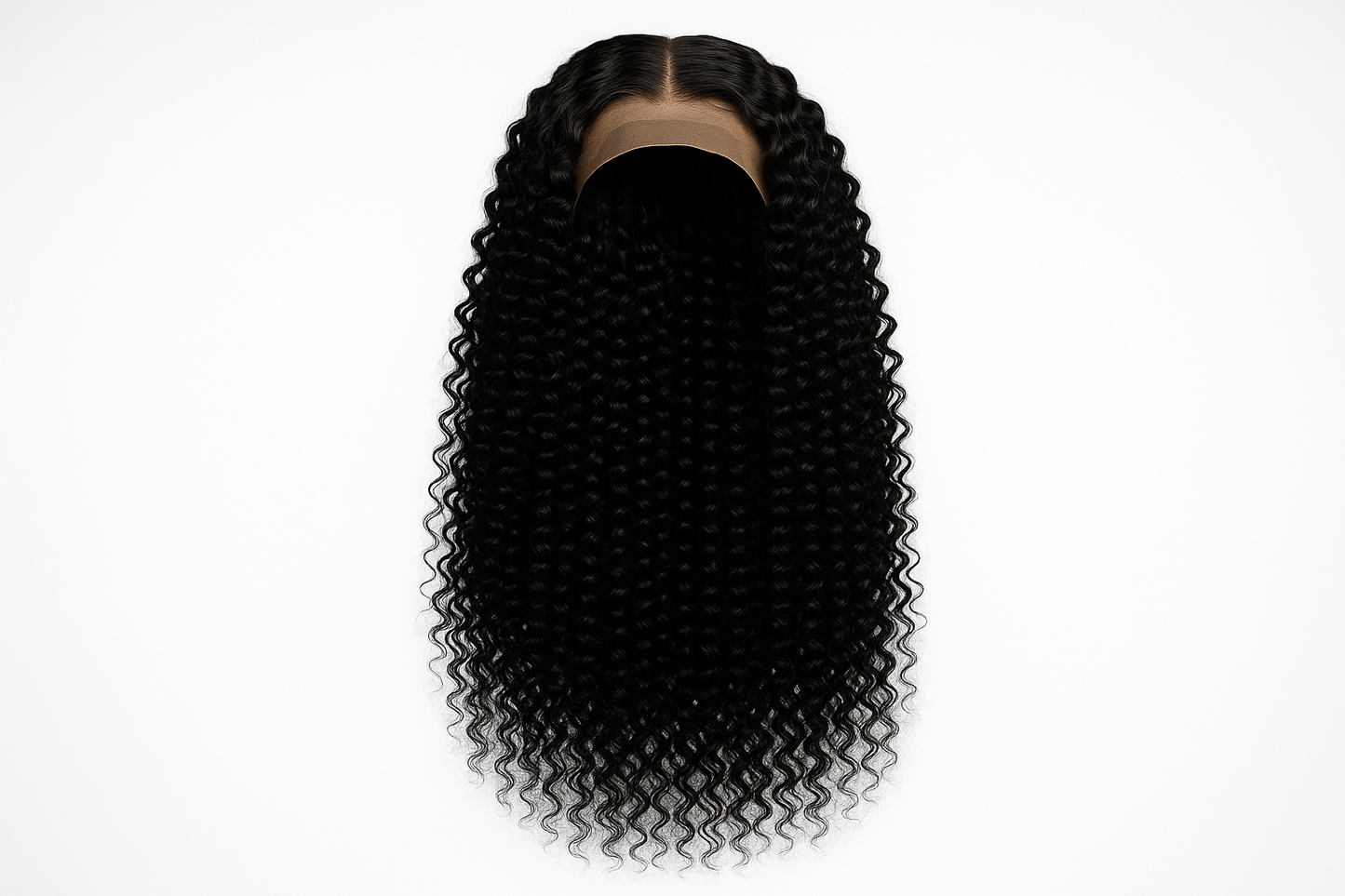30 inch 13x4 jerry curls black wig. full length. 