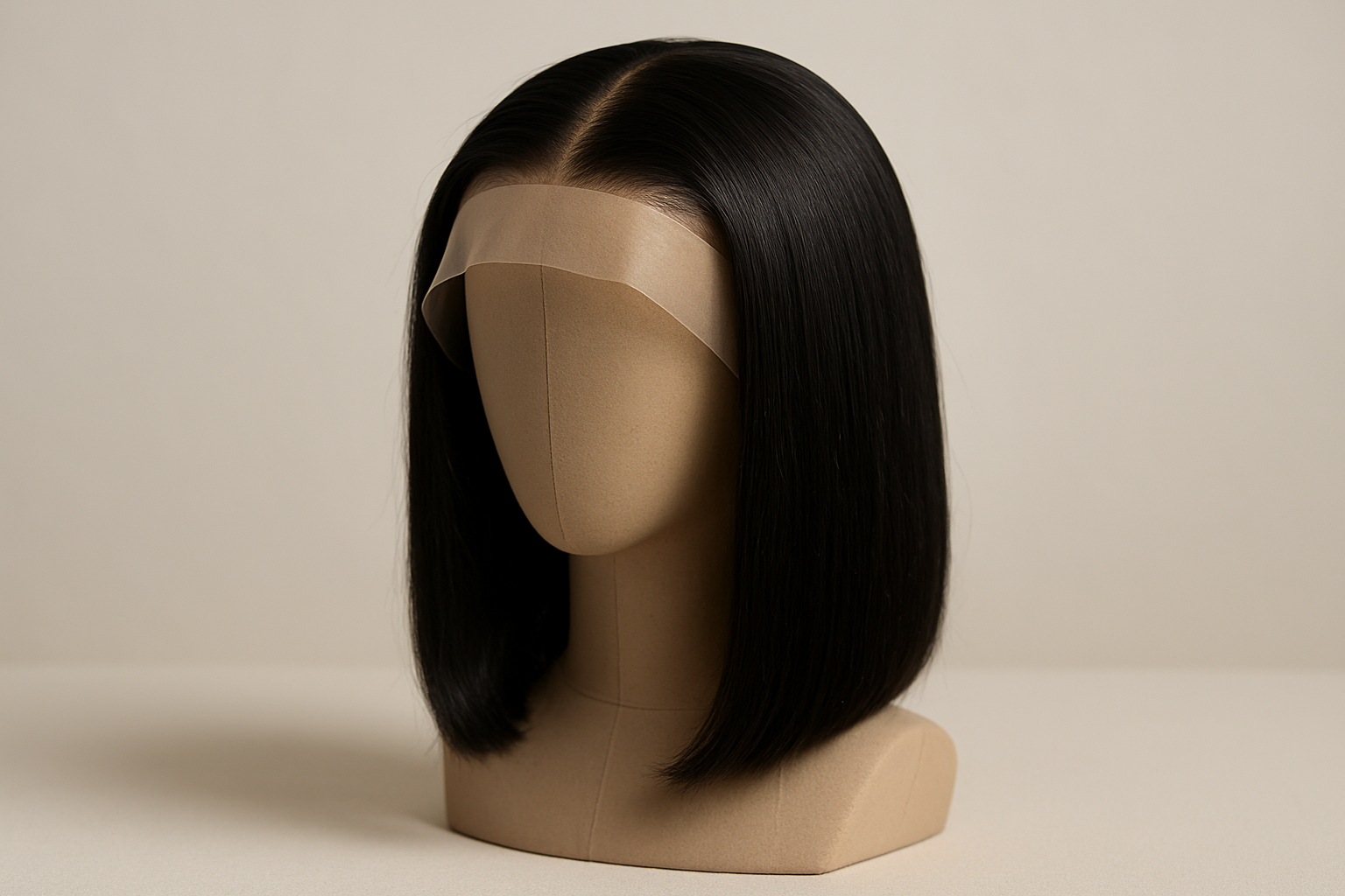 8 inch 13x4 lace black straight wig. Full length